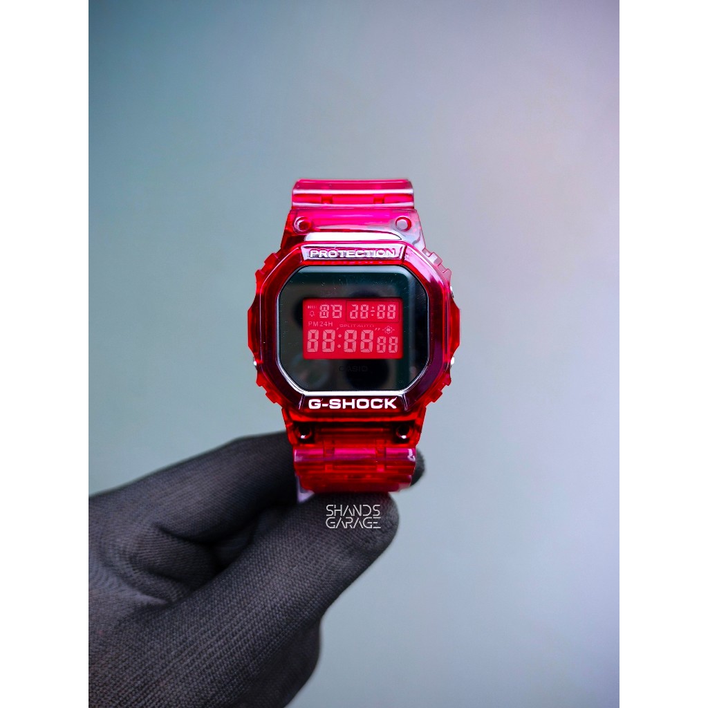 XXX SOLD OUT XXX Jam Tangan Casio G-Shock DW-5700BBMA Custom LCD & BNB Gshock Preloved / Second