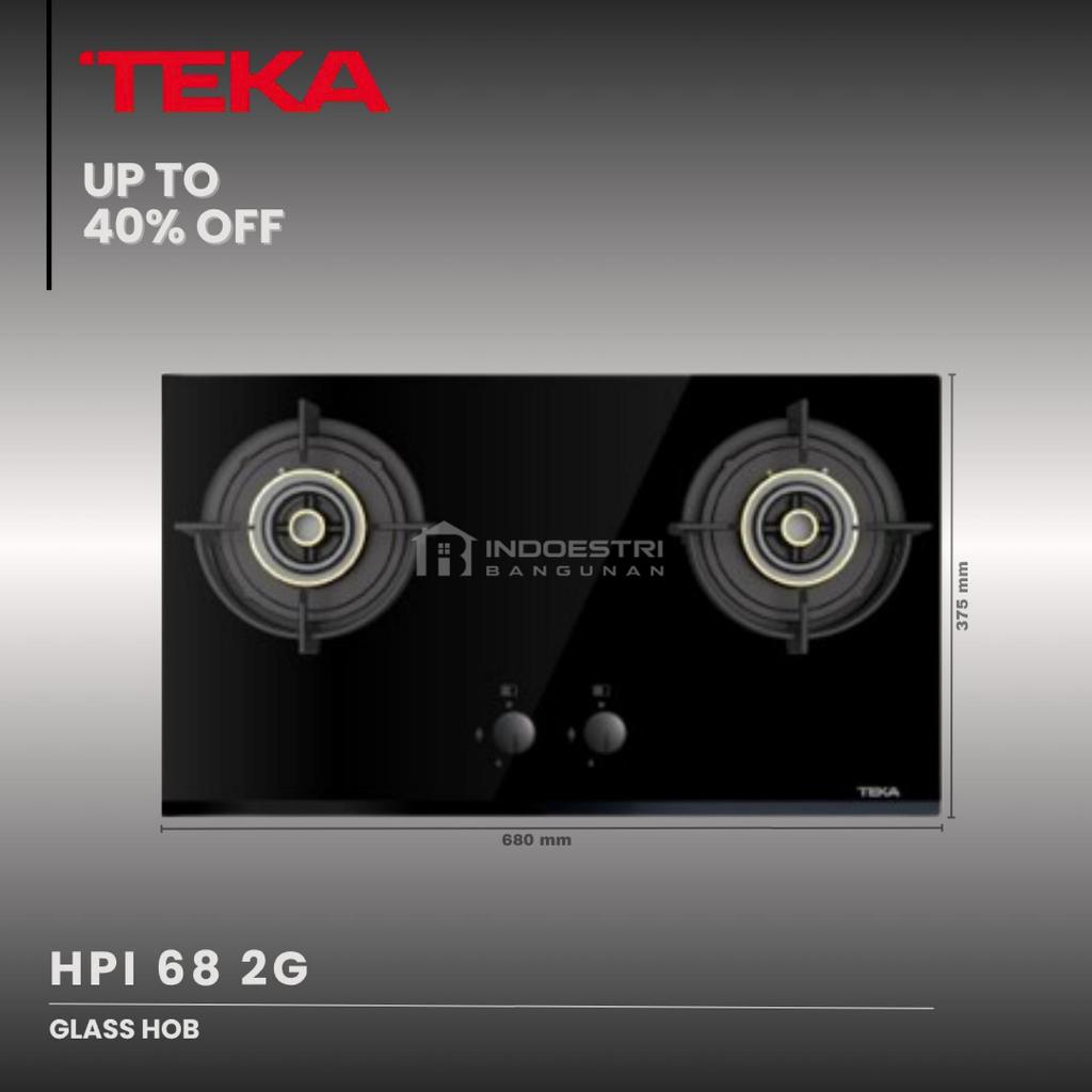 Kompor Tanam 2 Tungku TEKA HPI 68 2G / TEKA Kompor Tanam 2 Tungku