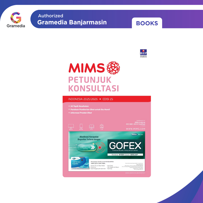 Gramedia Banjarmasin - MIMS: Petunjuk Konsultasi Edisi 25 Tahun 2025/2026