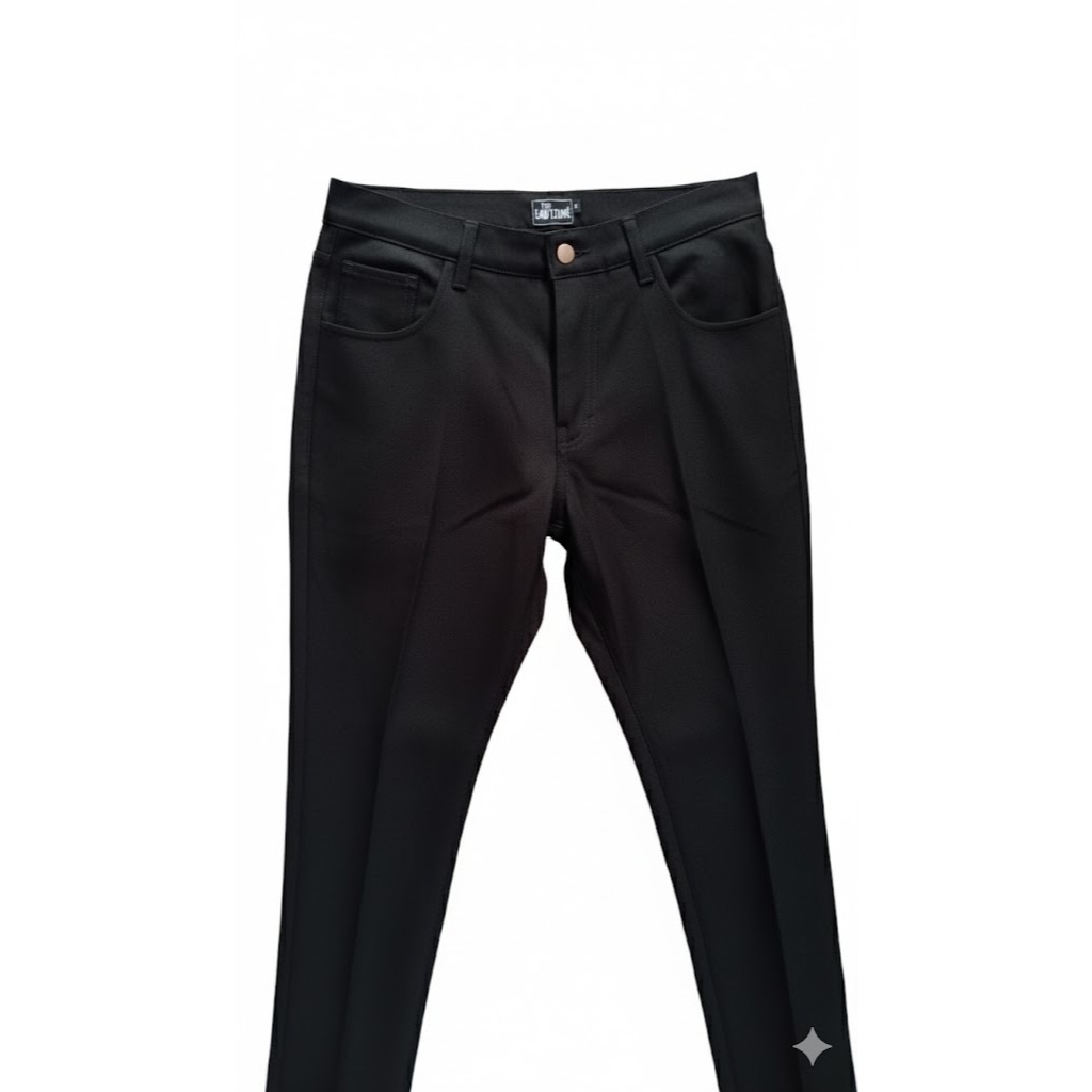 Celana Jeans Permanent Press Lea Gabardine Pria Slim Fit Custom Size Nyaman