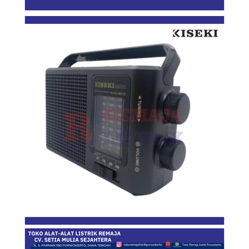 Radio + Speaker Portable SRX 701 / M518 Kiseki