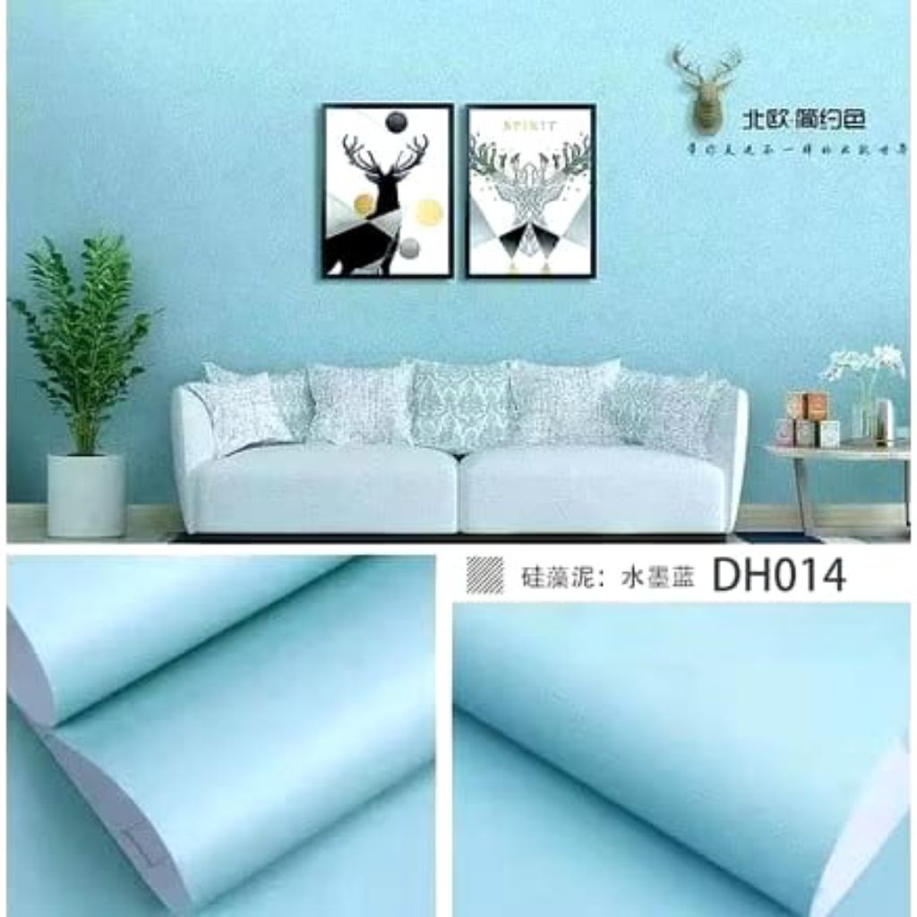 Wallpaper Dinding Kamar Aesthetic Wallpaper Dinding Biru Muda Wallpaper Biru Polos Aesthetic Wallpap