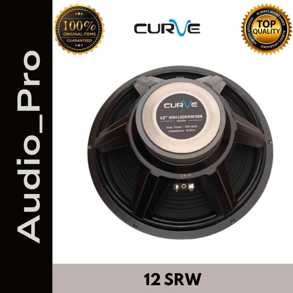 Speaker Curve 12 Inch Woofer 30H12 SRW38B 30H12SRW38B