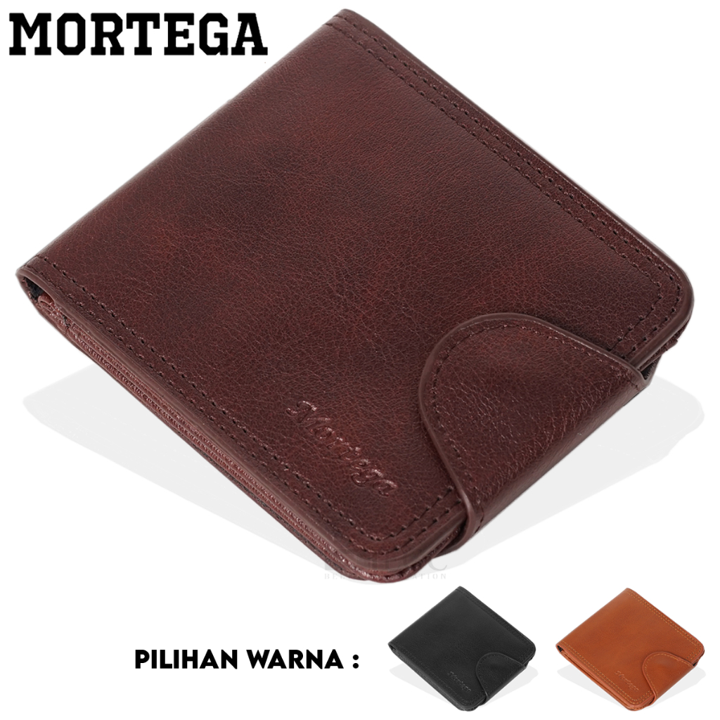 Dompet Kulit Slim Minimalis Mewah / Dompet Pria Elegant / Dompet Casual Pria - M-1086