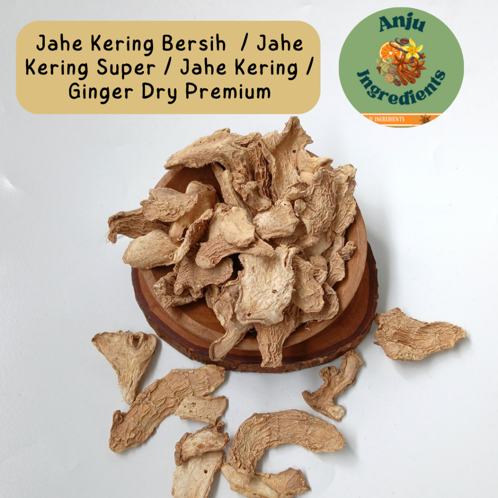 Jahe kering bersih / jahe kering super / jahe kering / ginger dry premium