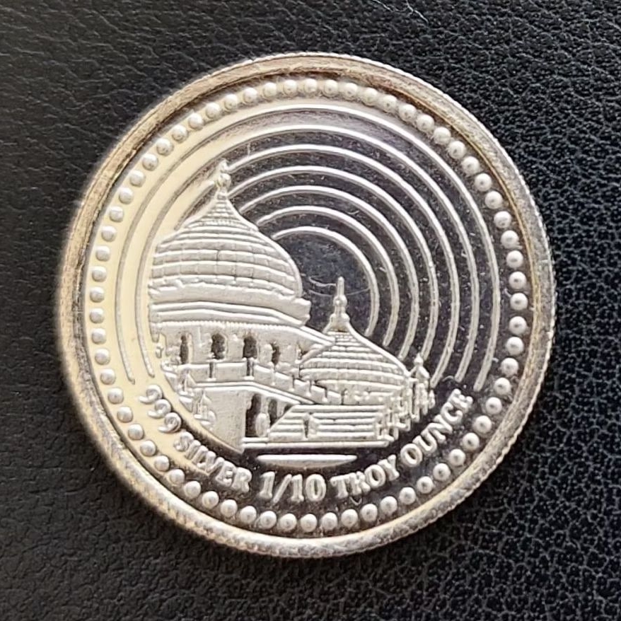 LOGAM MULIA KOIN PERAK MURNI 1 DIRHAM SALA WORKSHOP 3,11 GRAM FINE SILVER COIN LM