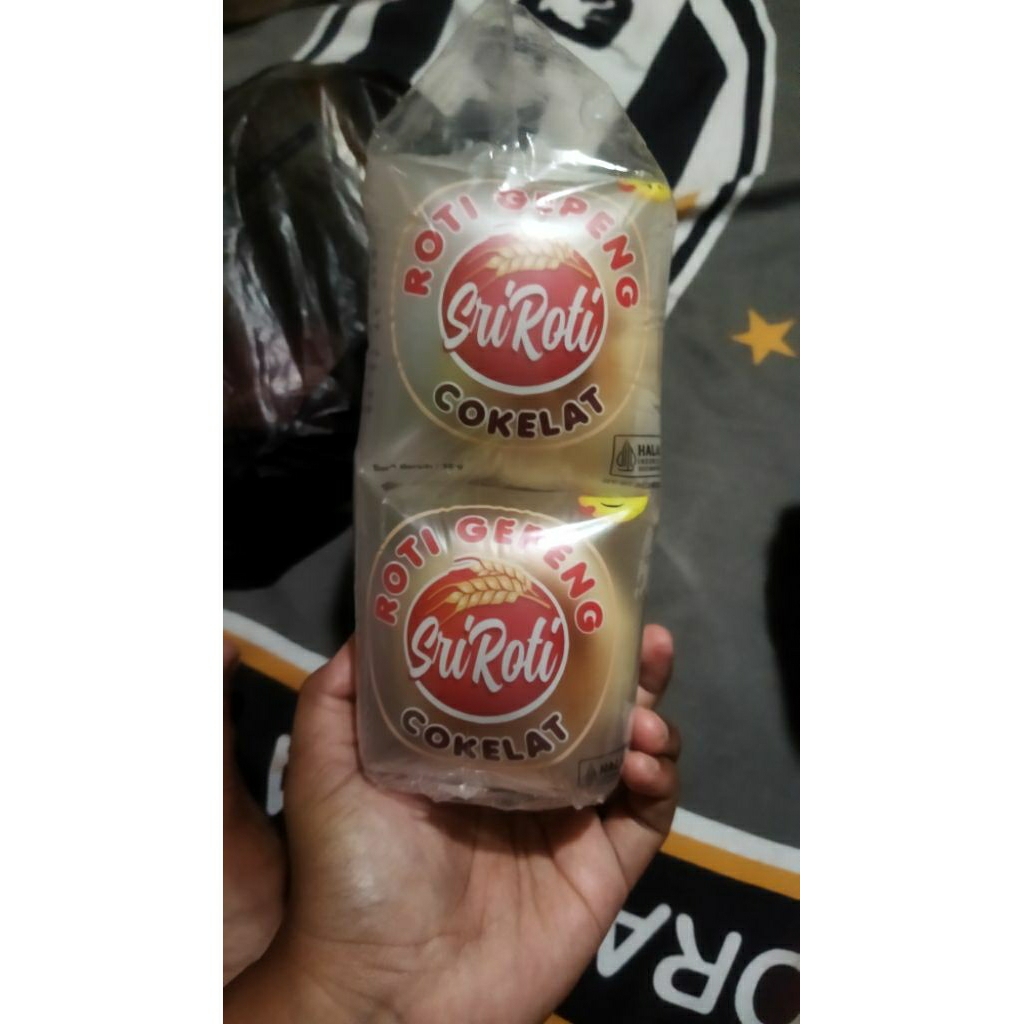 Sri Roti Roti Gepeng Coklat isi 10 pcs enak murah