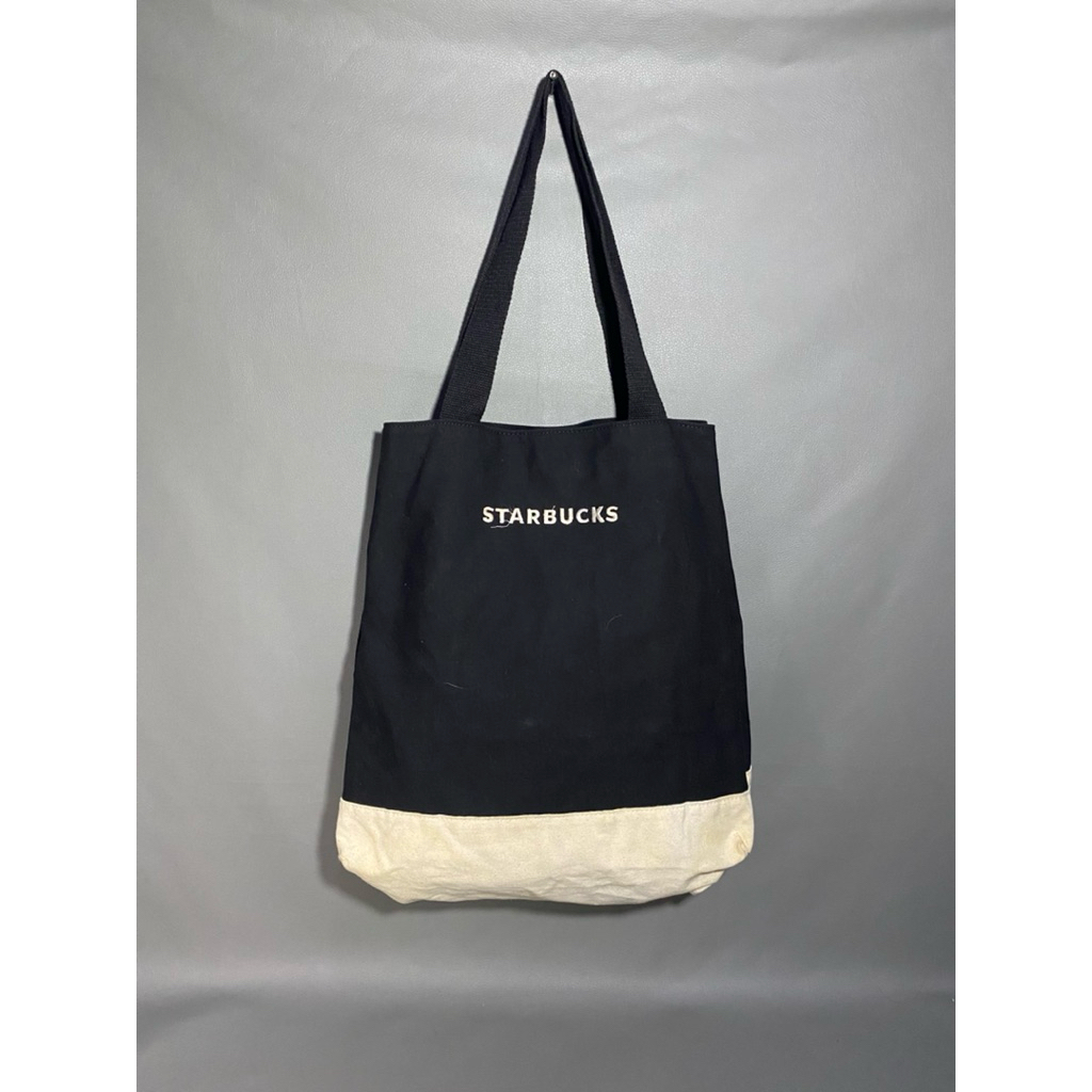 STARBUCKS TOTE BAG/ TAS STARBUCKS / TAS BAHU STARBUCKS / TAS SELEMPANG STURBUCKS BEKAS SECOND ORIGIN