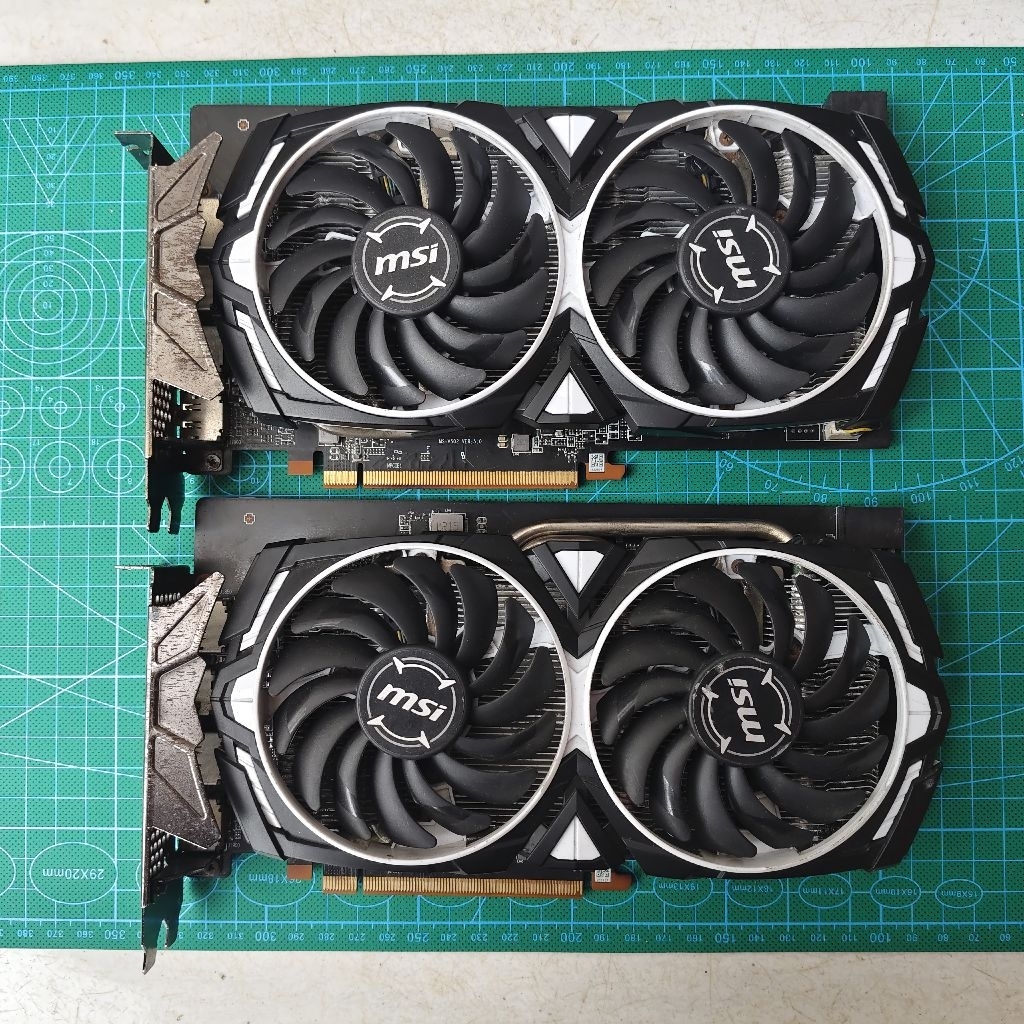 2 VGA RX 6600 MSI Rusak Minus