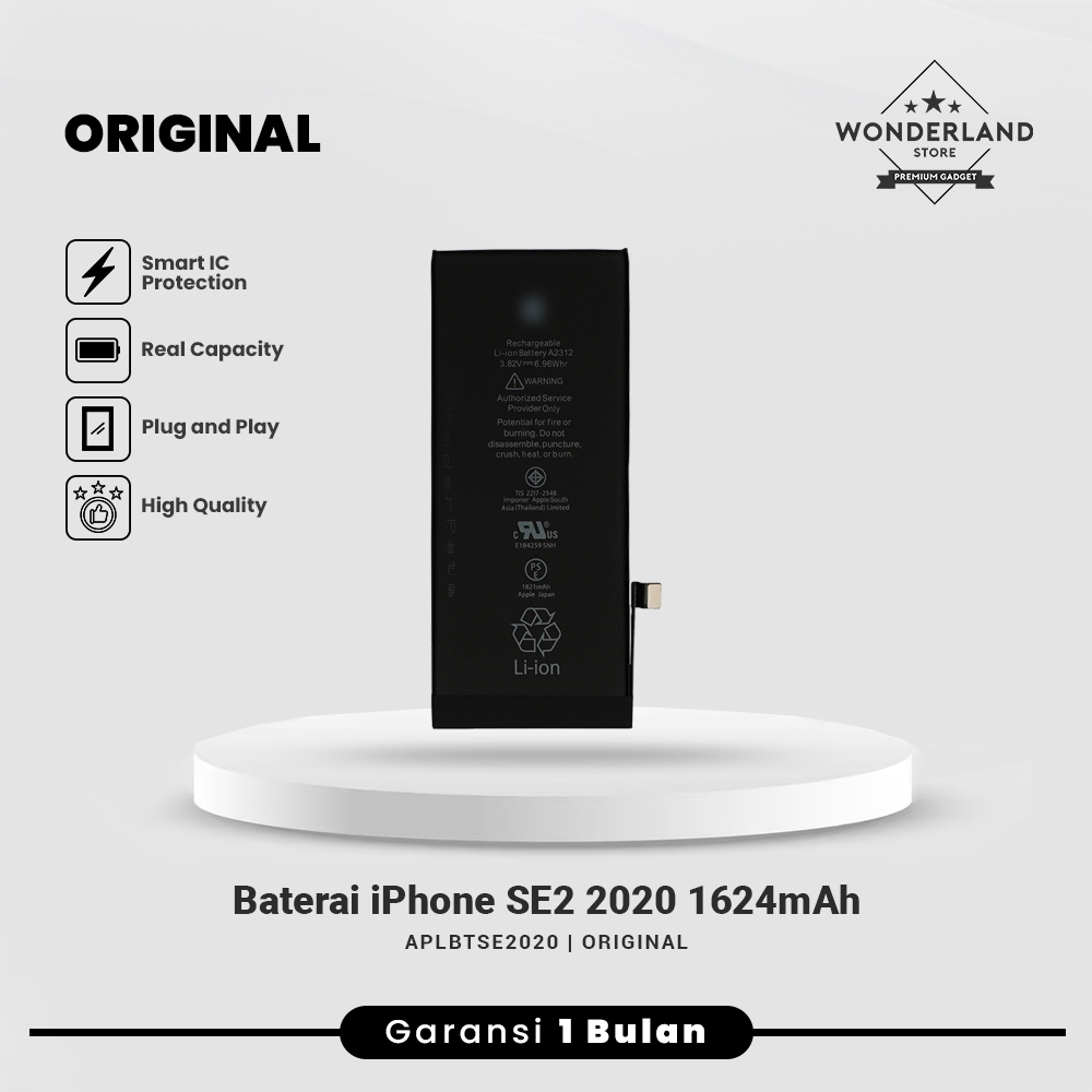 Baterai for iPhone SE2 2020 (SE Gen2) 1821mAh Battery iPhone Real Capacity