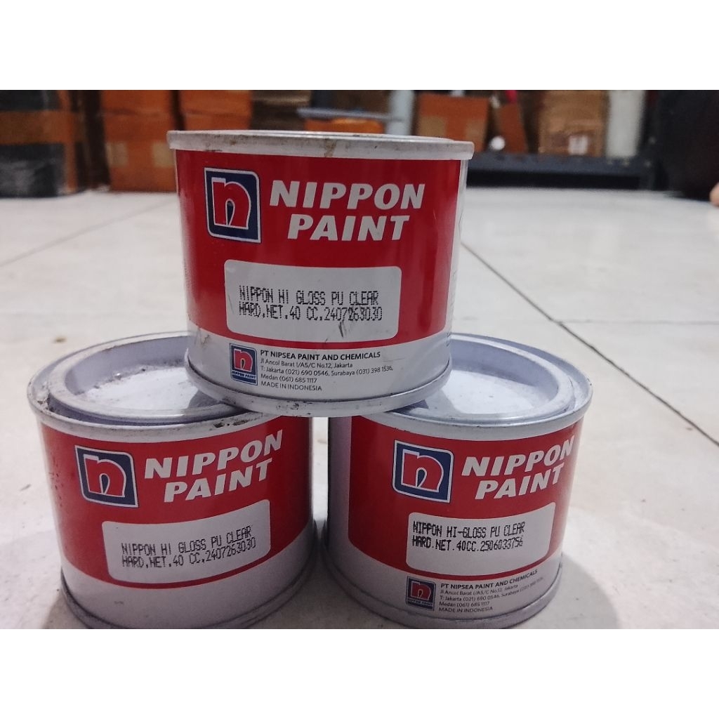 obat hardener Nippon pu clear ukuran kecil