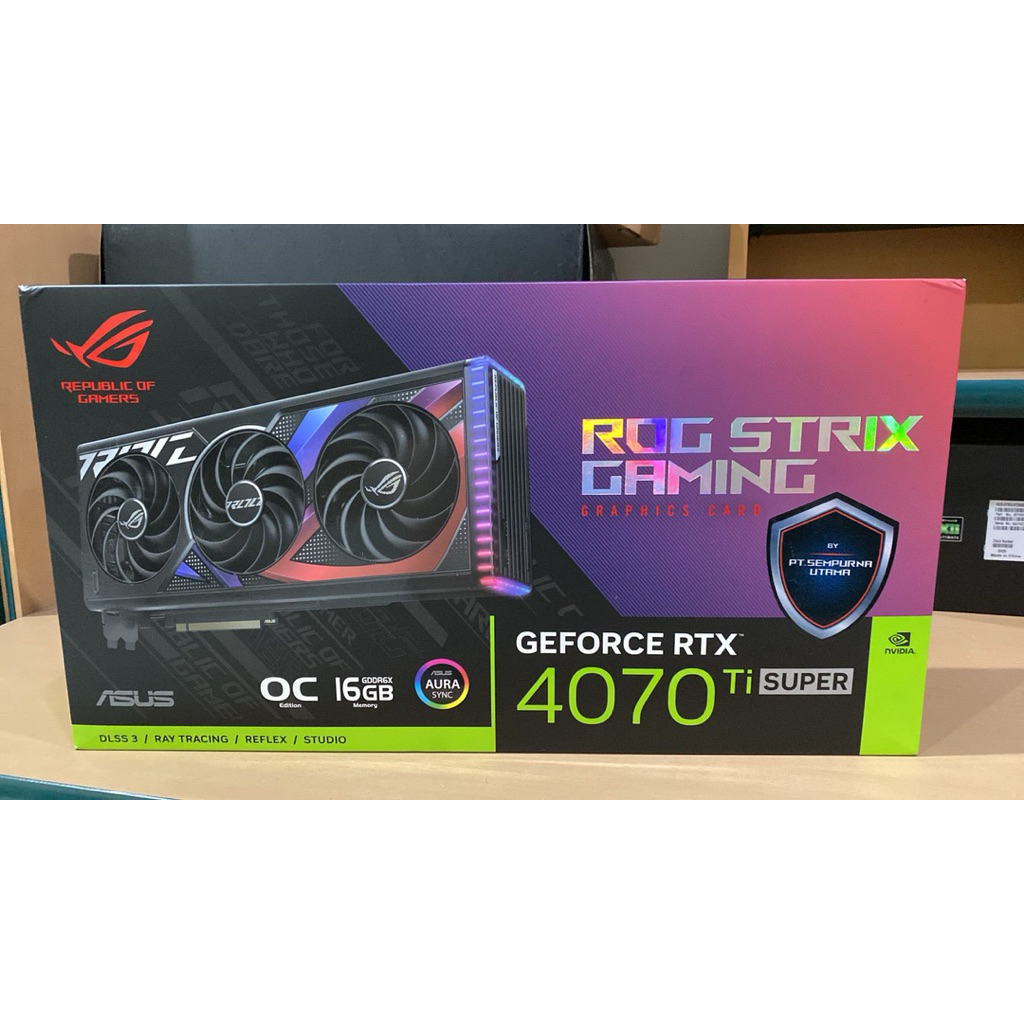 ASUS ROG RTX 4070 Ti SUPER 16GB - SECOND MULUS