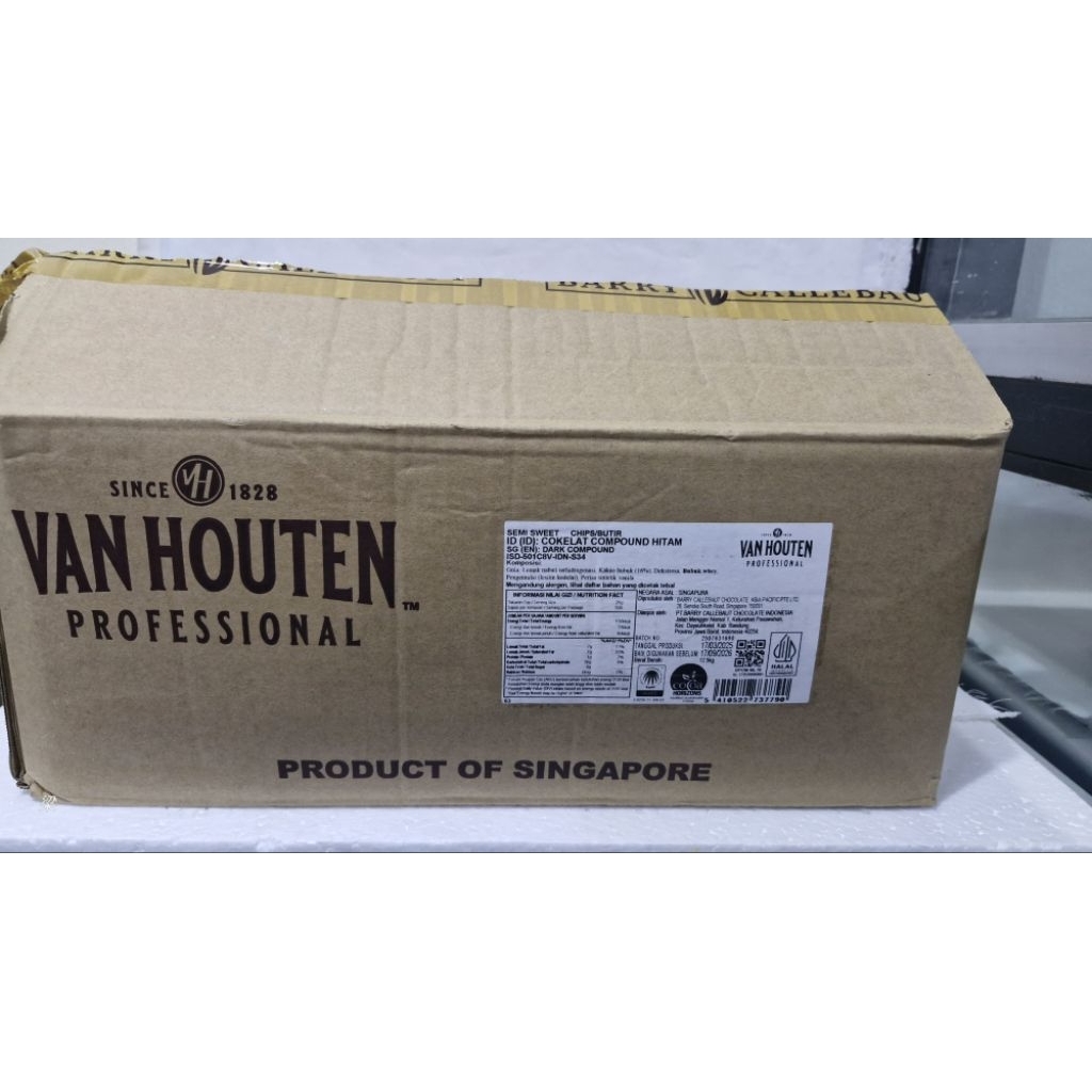 Van Houten Semi Sweet Baking Chips /  Choco Chips Van Houten (baca deskripsi)