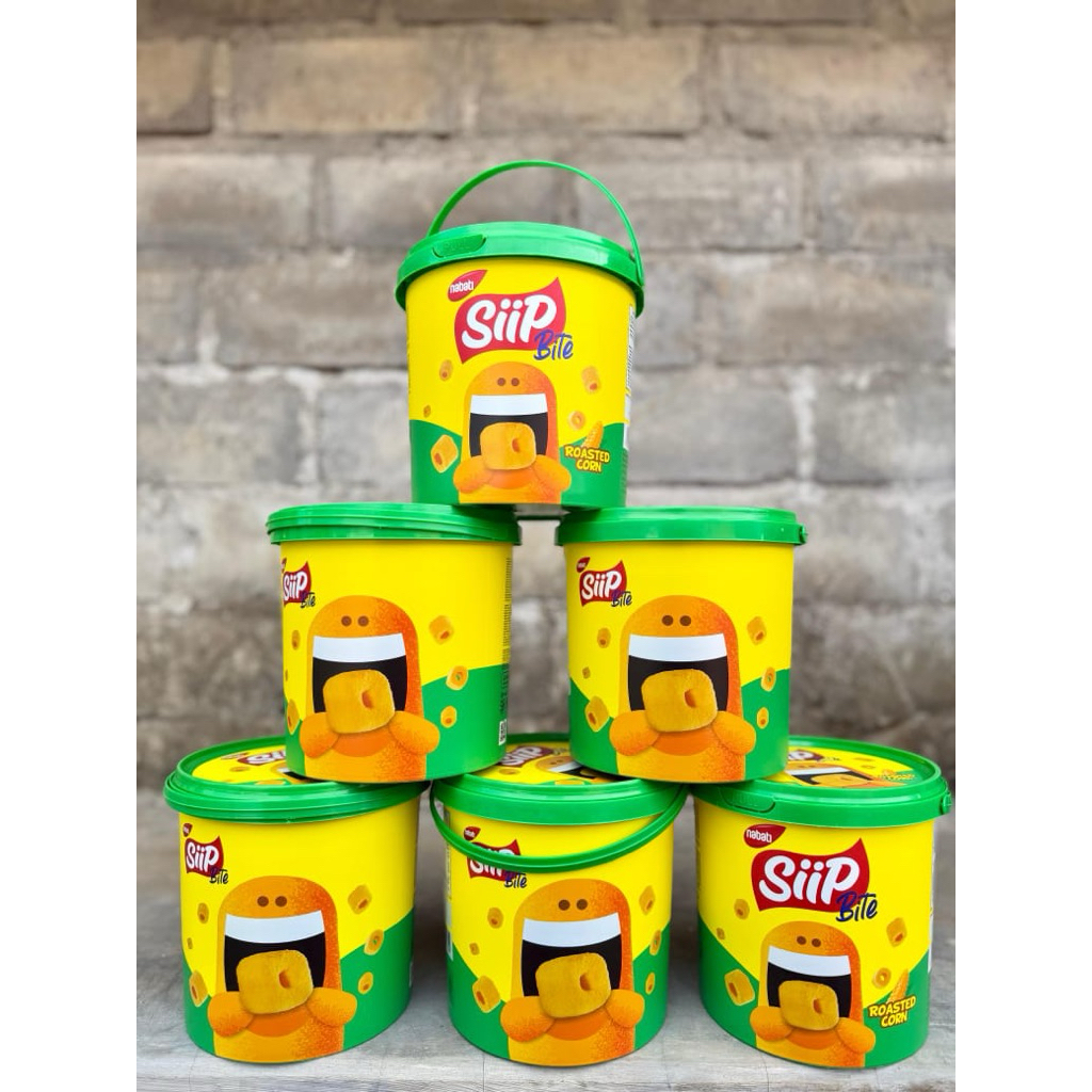 Nabati siip Bite kemasan toples 85gram rasa jagung bakar