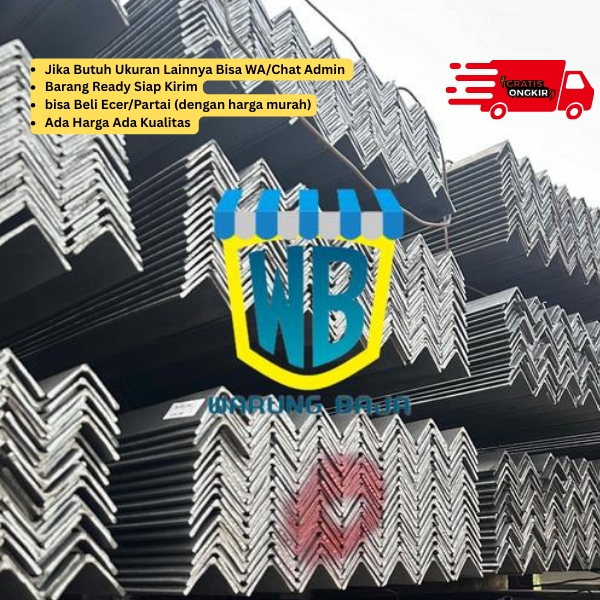 Siku 20 x 20 2mm x 6m BESI L -  Besi L - siku 22 - warung baja