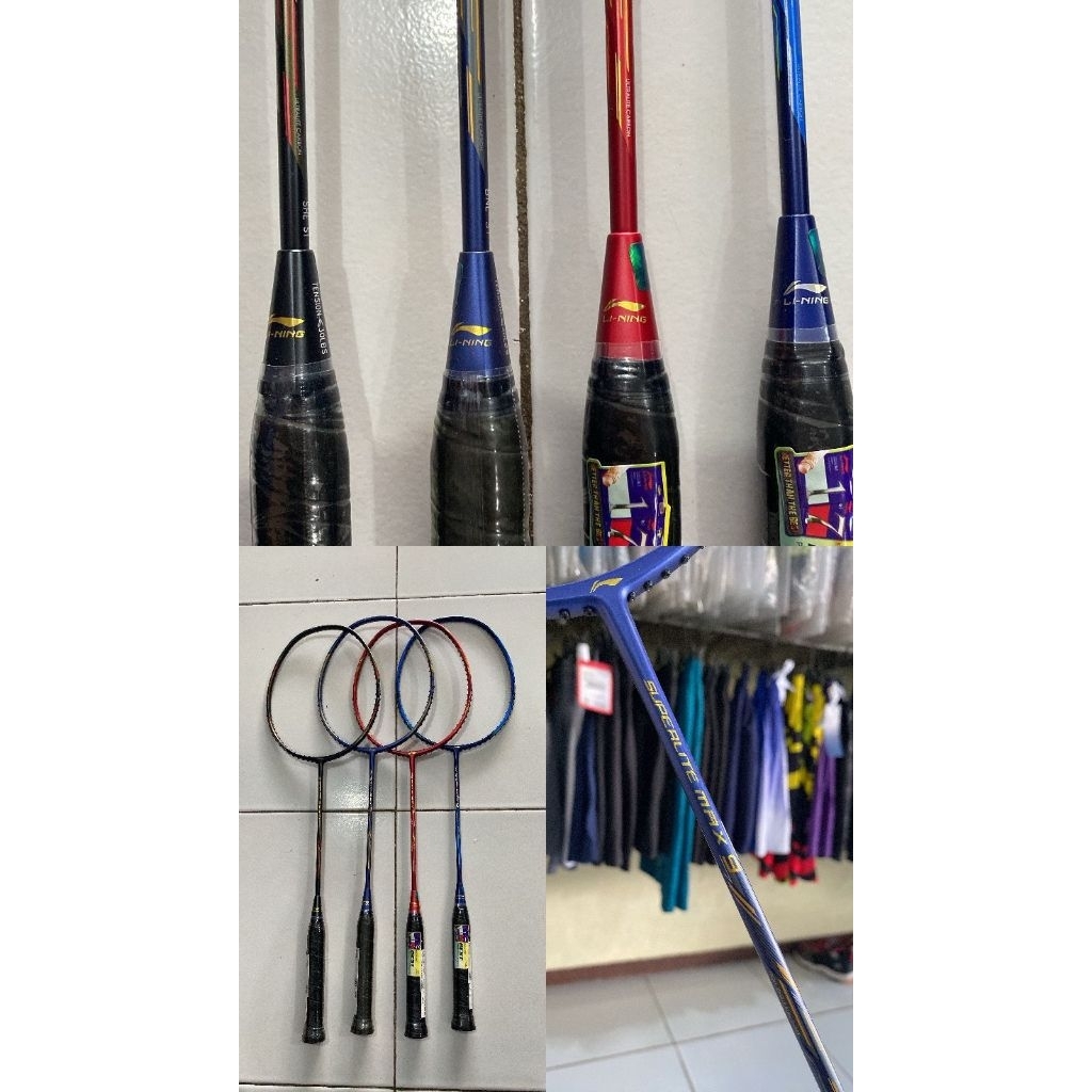 raket lining superlite max 9 batangan original
