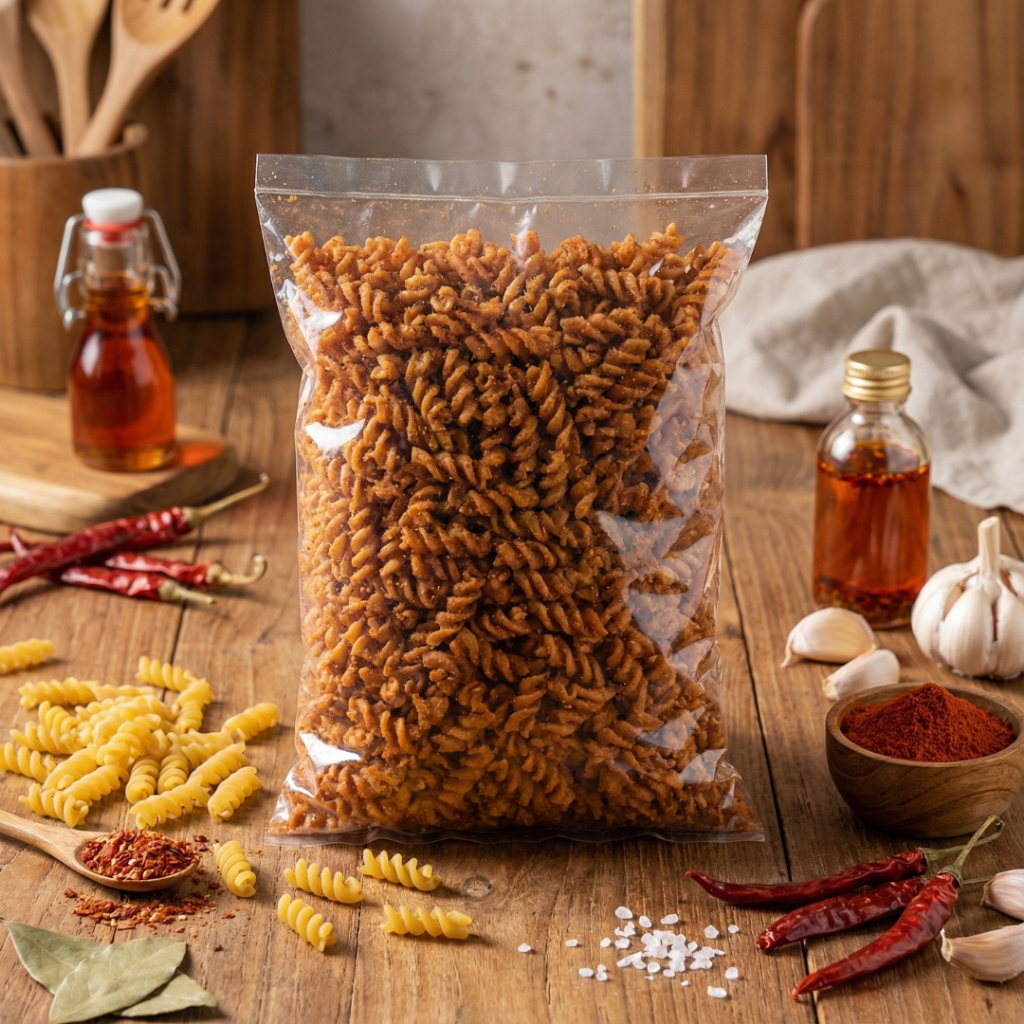 Makanan Ringan Snack | Makaroni | Makaroni Spiral Pedas Kiloan TokoCia