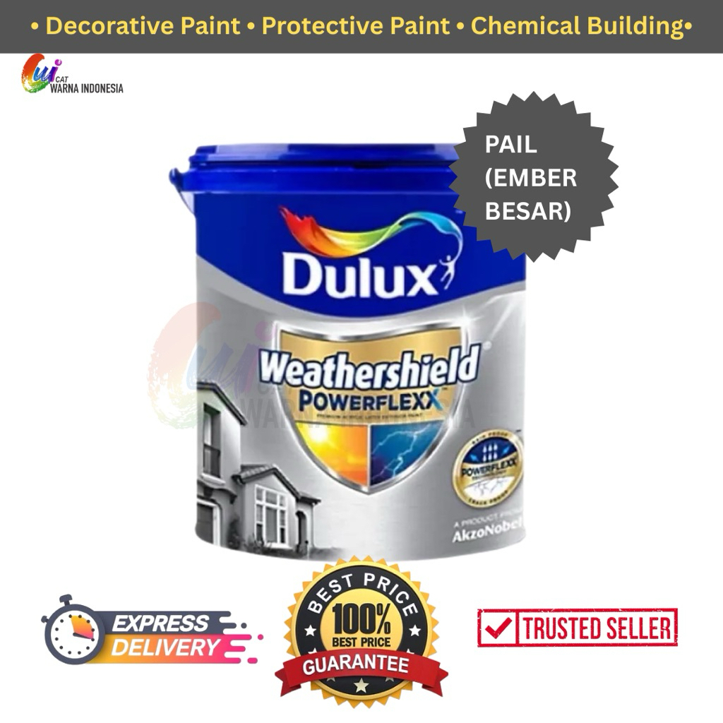 Dulux WEATHERSHIELD POWERFLEXX bisa custom warna