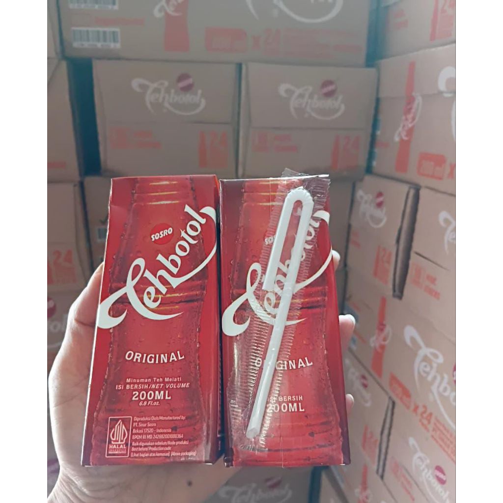 teh sosro kotak 200ml ,300ml 1dus(24pc)