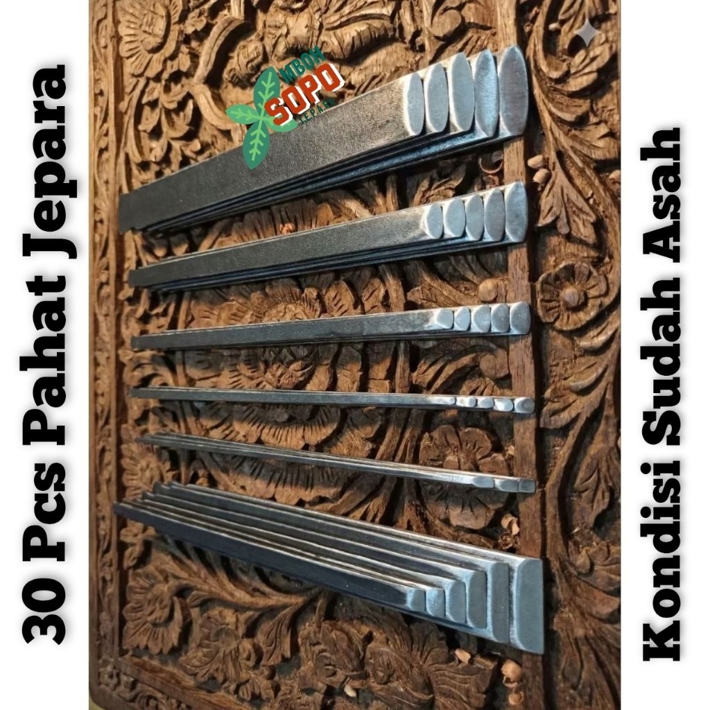 Alat Ukir Jepara, Pahat Ukir Tatah Kayu, Penguku Penyilat, Set Baku 30 pcs