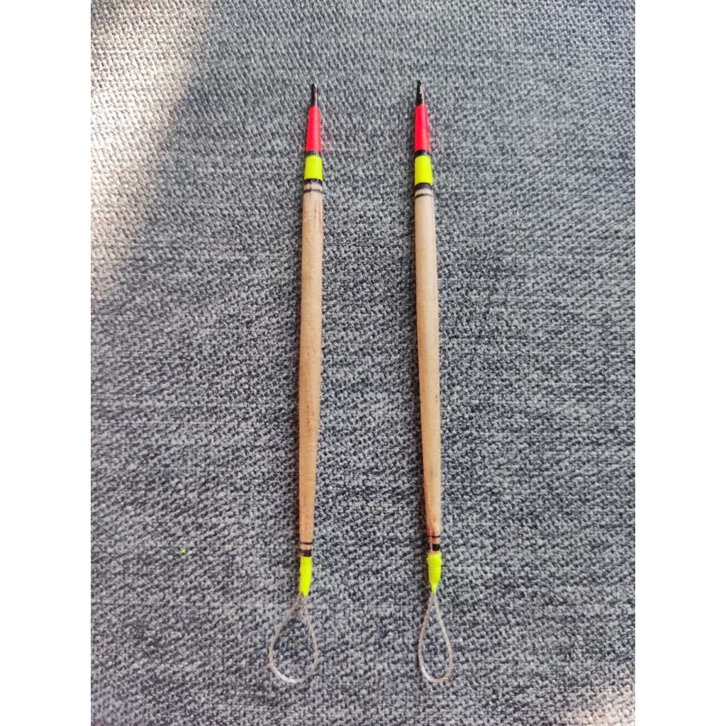 PELAMPUNG IKAN MAS/KUMBUL JARUM/KUMBUL KAYU 1 KODI 6,7,8,9,10,11,12 CM ISI 20 BATANG