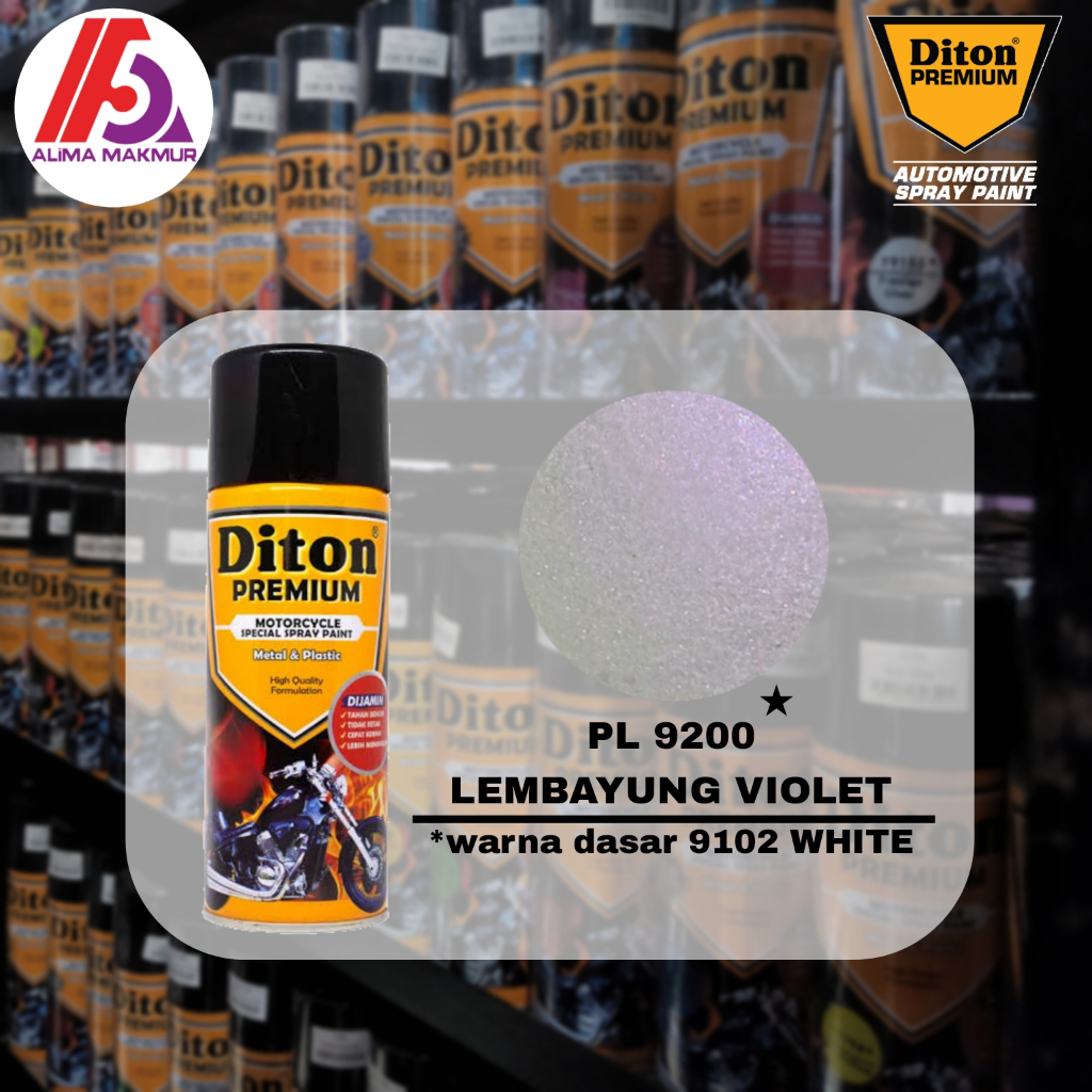 Diton Premium  PL 9200 Lembayung Violet 400cc / Pilok Diton Lembayung / Pilok Lembayung Diton / Cat 