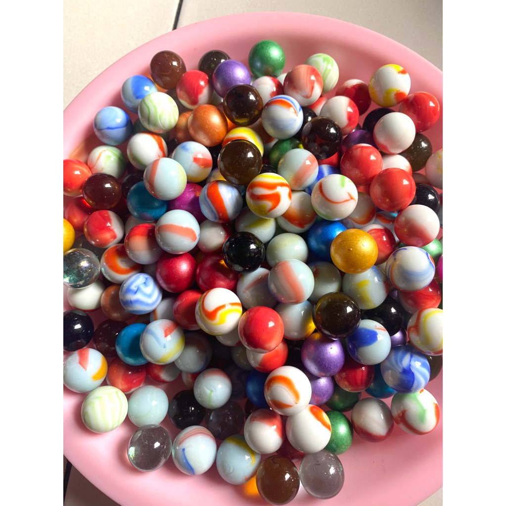 Kelereng Gundu Mix Campur Isi 50Pc