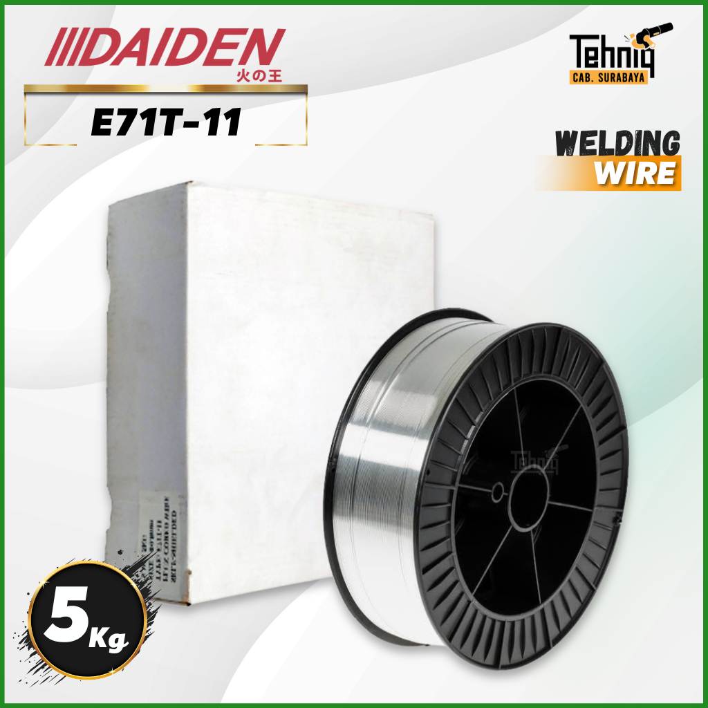 Kawat Las 5kg DAIDEN E71T-11 Self-Shield Flux Cored Wire