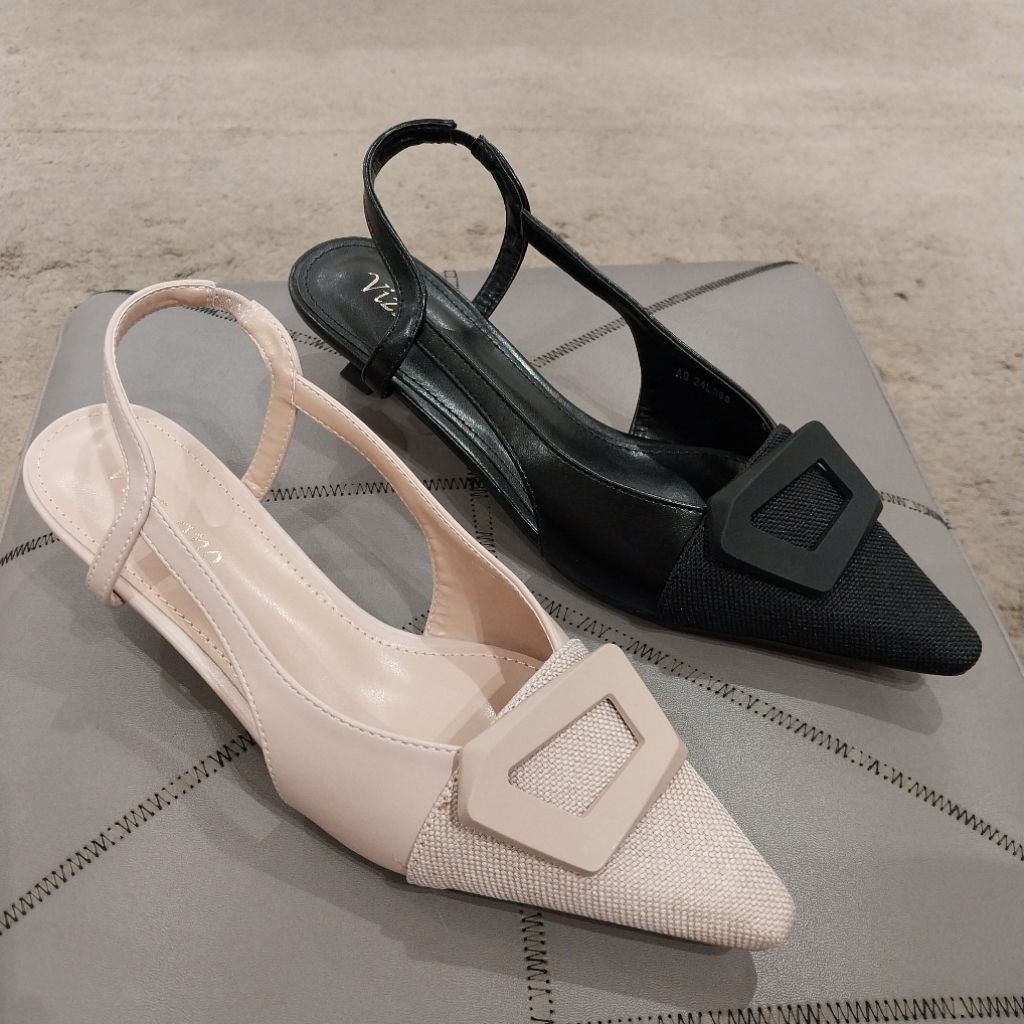 VIZZANO sepatu wanita heels 3cm slingback ori