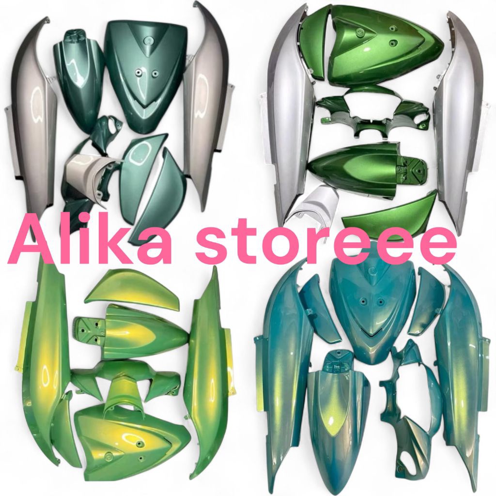 full cover body halus motor Yamaha Mio j injeksi tahun 2012 2013 2014 warna kastem Vietnam Moonlight
