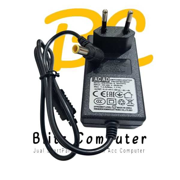 Adaptor Charger TV LED LCD Monitor LG IPS 19M38A 19M38D 19M38H 20M35 20M35A 19V 0.84A