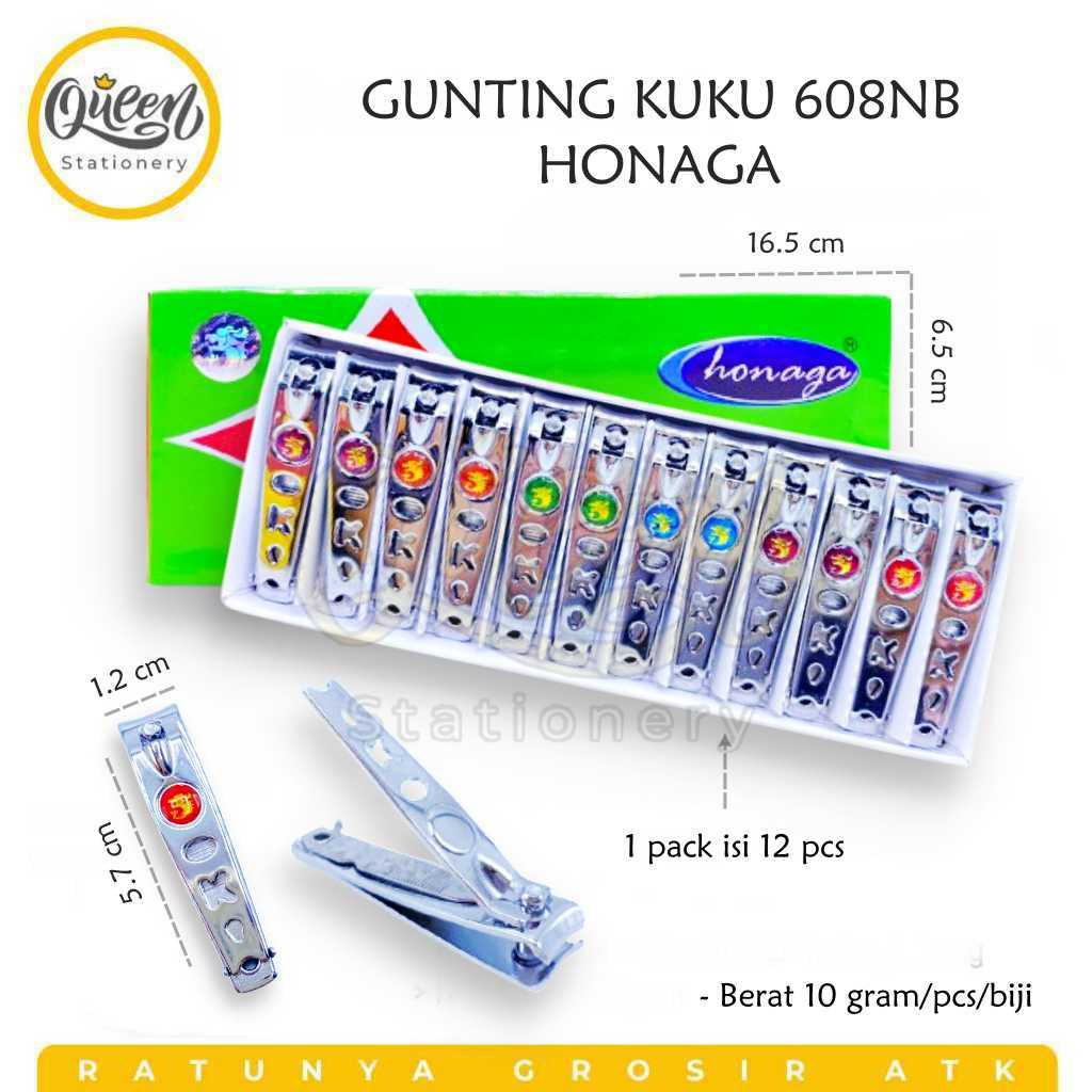 1 PCS GUNTING KUKU 608NB HONAGA / NAIL CLIPPER / GUNTING PEMOTONG KUKU (R-5097)