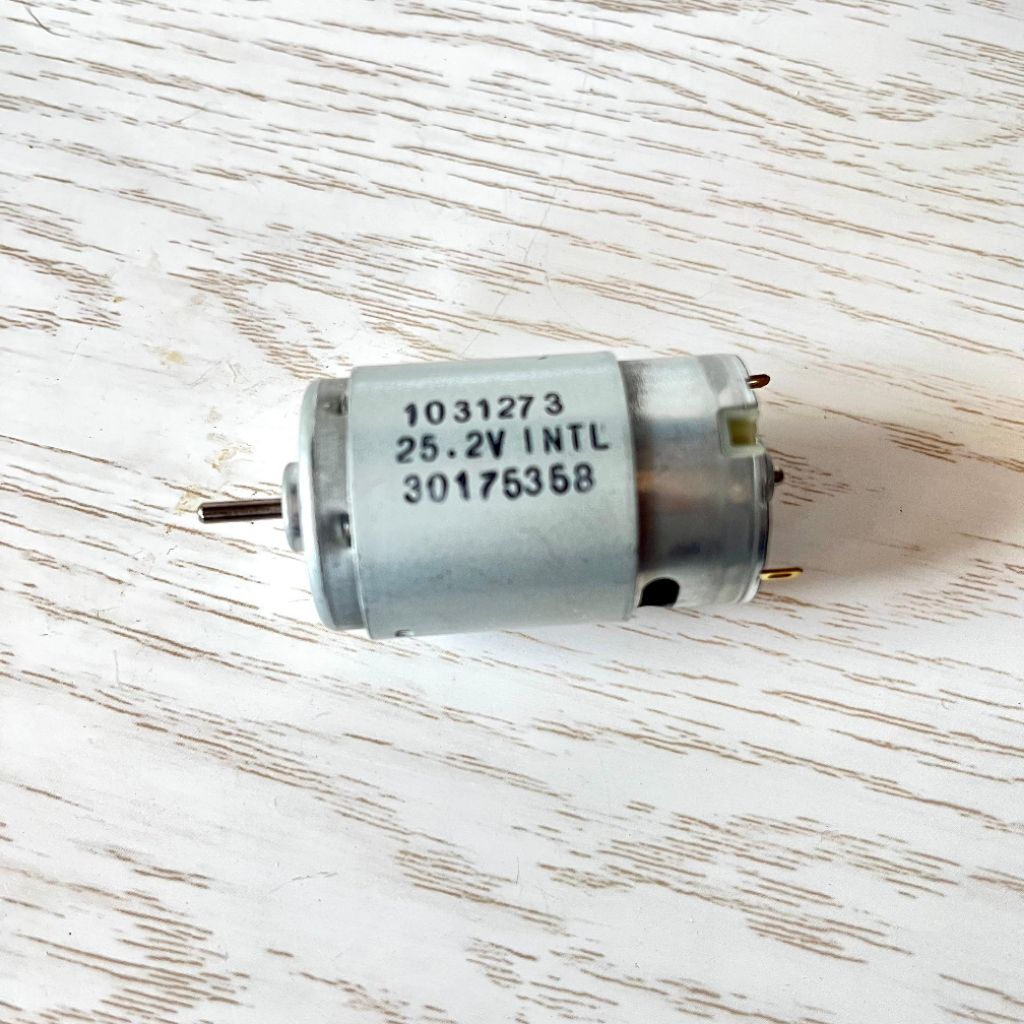 Dinamo dc RS 395 tegangan 25.2 volt johnson motor dc