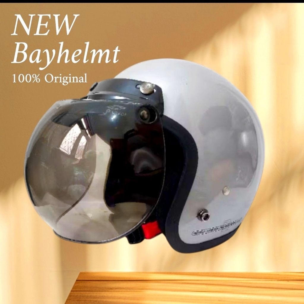 Helm bogo solid glossy-Helm bogo solid Original SNI BAY