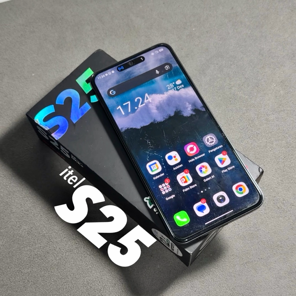 itel S25 RAM 16GB Fullset Second 100% Ori