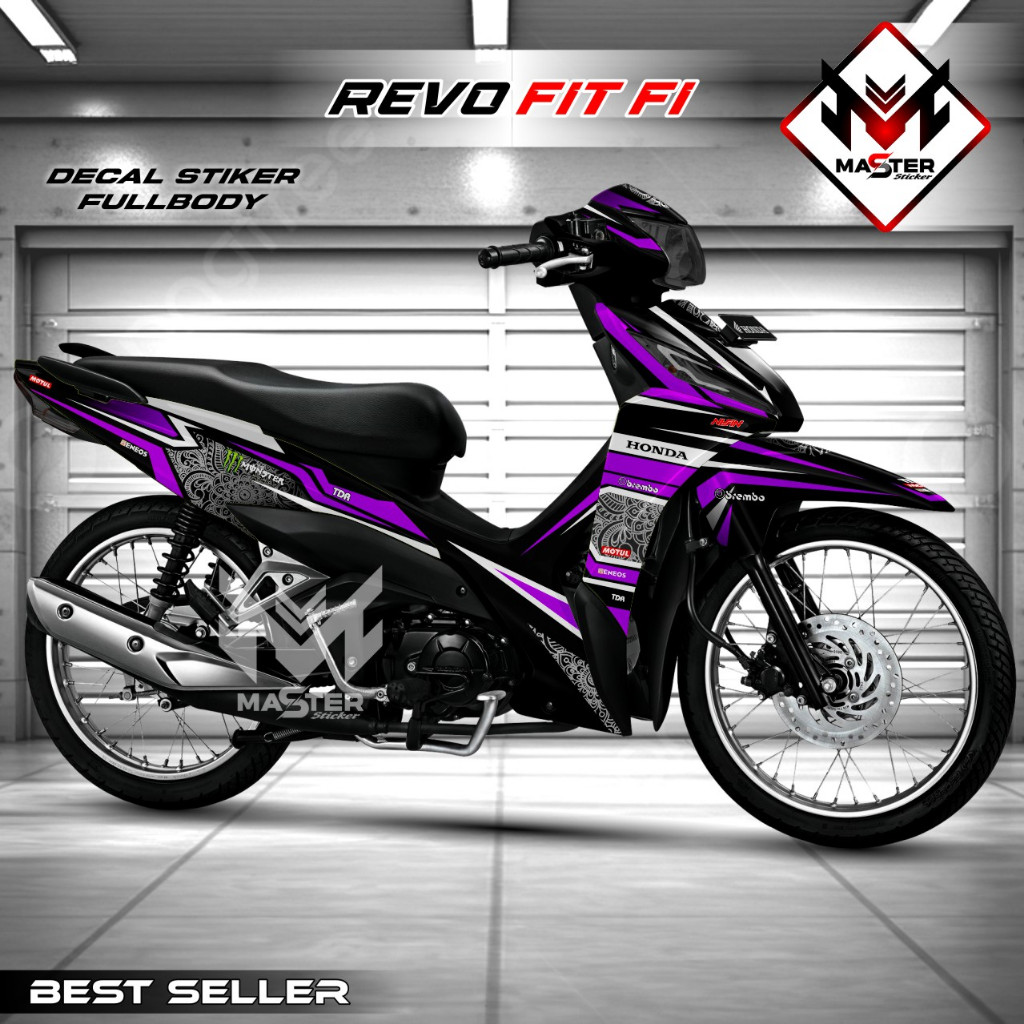 Decal Revo Fit Fi Full Body - Stiker Revo Fit Fi Variasi - Striping Revo Fit Fi - Decal Hologram Rev