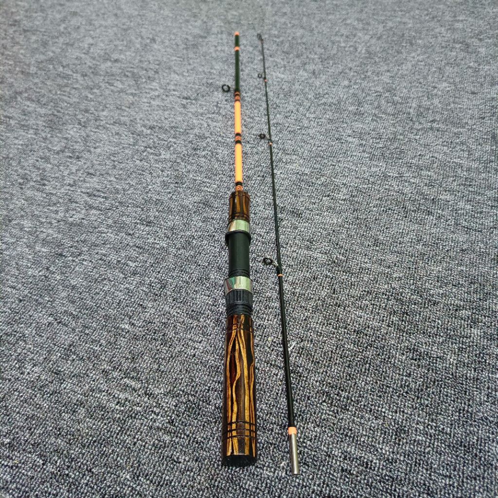 Joran pancing udang galah super lentur orange