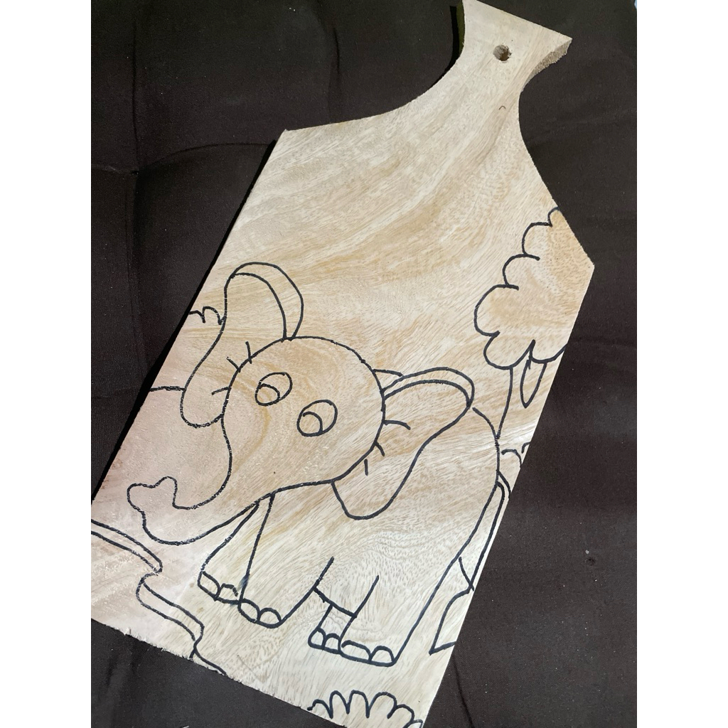 TALENAN BERGAMBAR HEWAN - TALENAN GAGANG KERAJINAN TANGAN SKETSA BINATANG