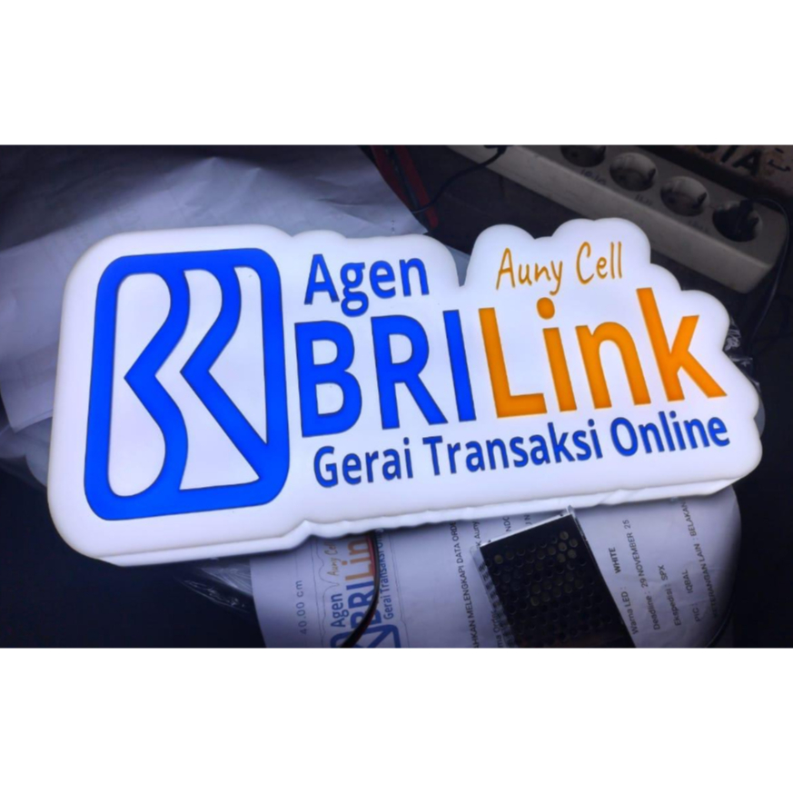 Neon Box Led Akrilik Brilink Bebas Custom Warna Acrylic