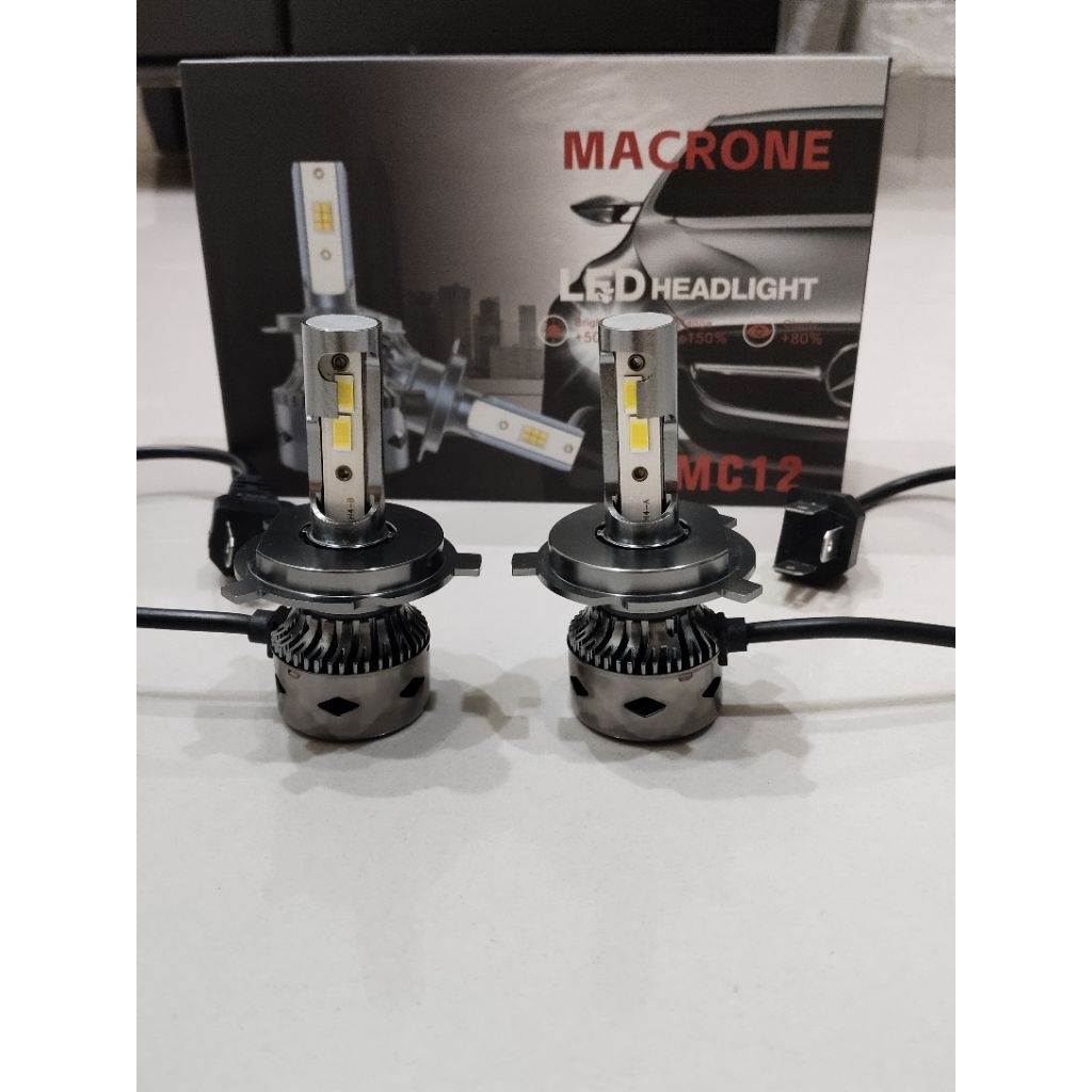 LAMPU MOBIL LED MACRONE MC 12 H4 NEW