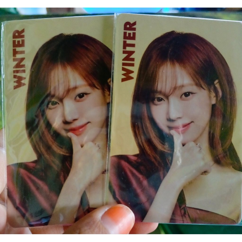 winter aespa photocard