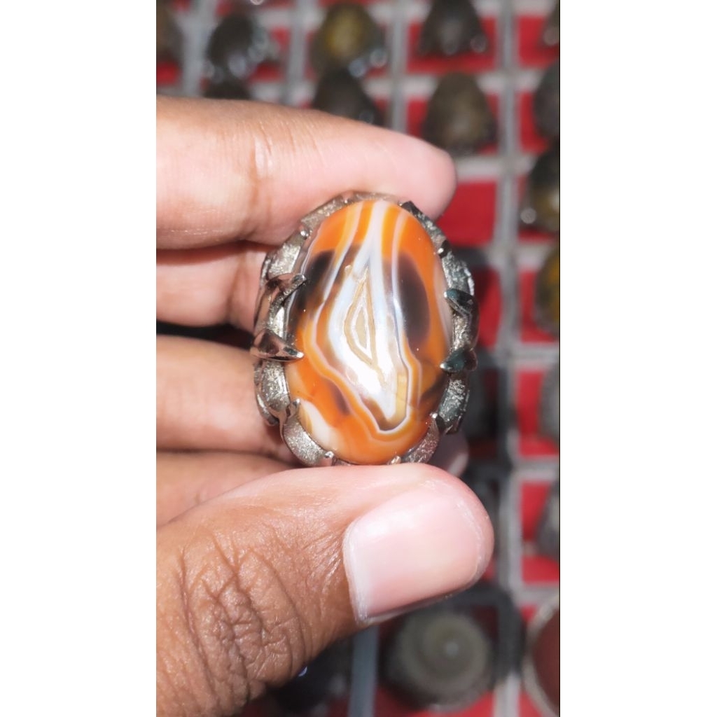 batu akik Sulaiman bungkem antik