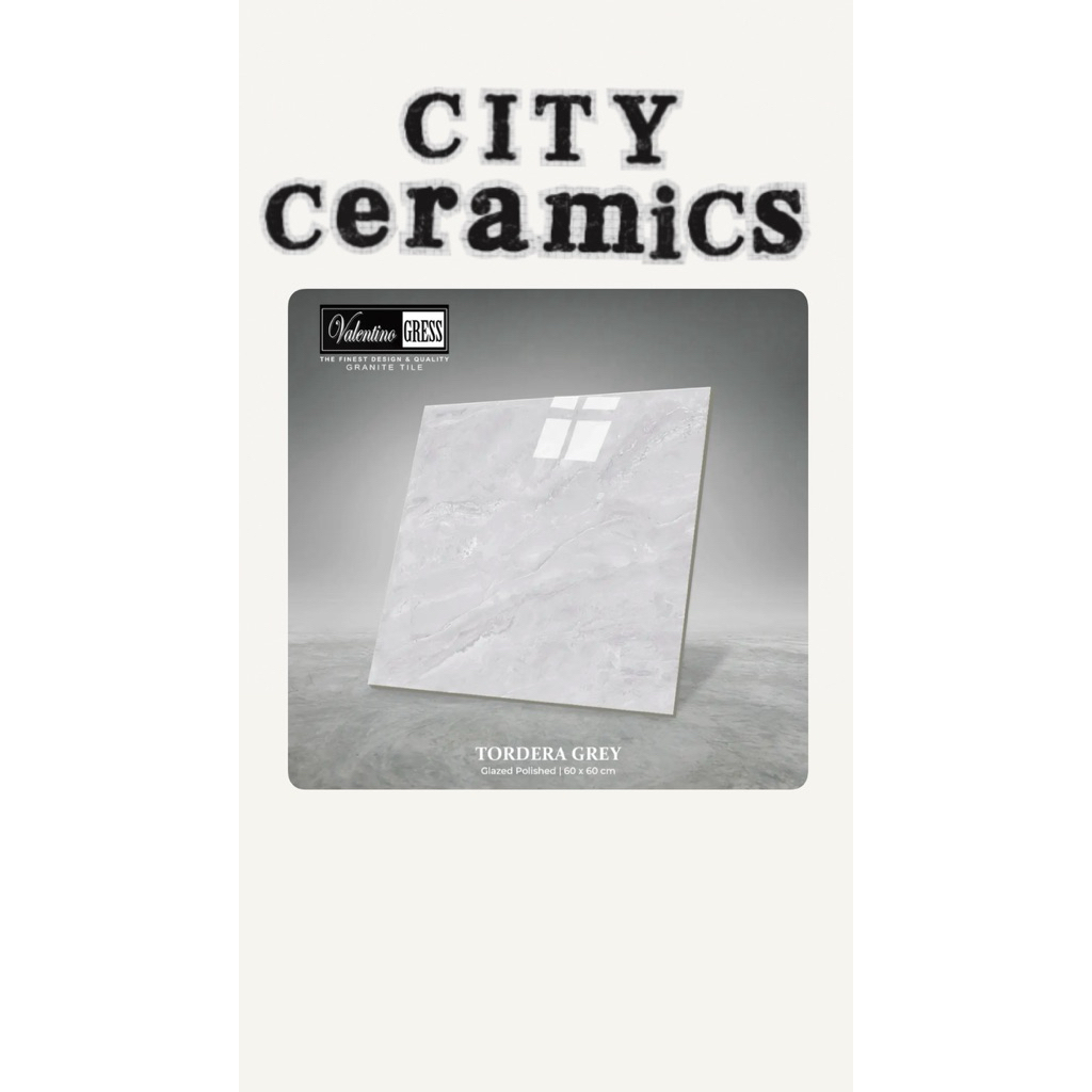 GRANITE VALENTINO GRESS 60X60 CM - TORDERA GREY