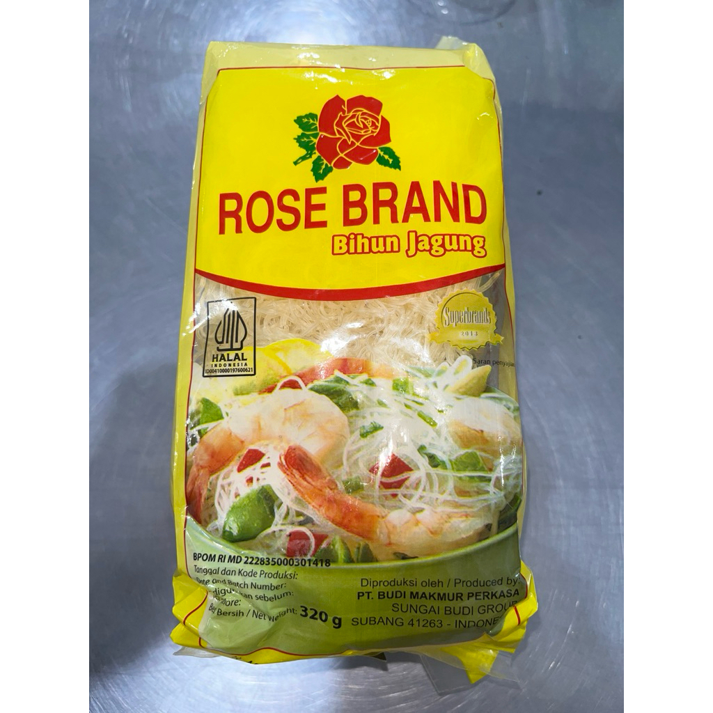 rose brand bihun jagung 320g