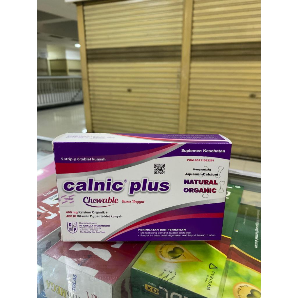 CALNIC PLUS CHEWABLE ANGGUR BOX