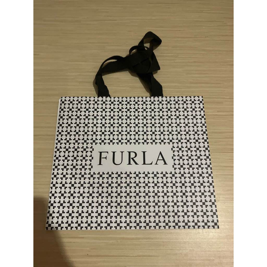 paperbag furla / paperbag branded furla / paperbag furla original