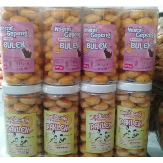 Kue Kacang Paklek/ Nastar Gepeng Bulek