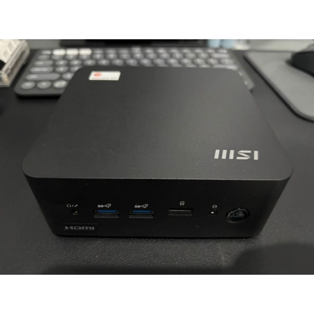 MSI Mini PC Cubi NUC 1M Kit - Intel Core 3 100U - NVME 256GB WD Black - RAM 8GB DDR5 5600 Mhz