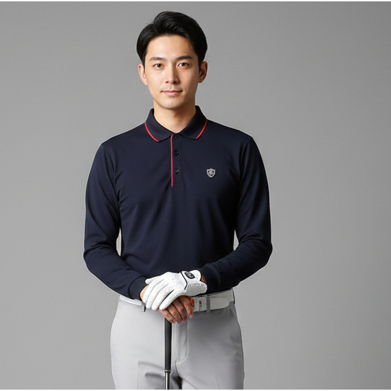 ARNALDO BASSINI Baju Golf Kaos Kerah Poloshirt Jersey Tenis Padel Dryfit - Buat Pria Laki-laki Cowok