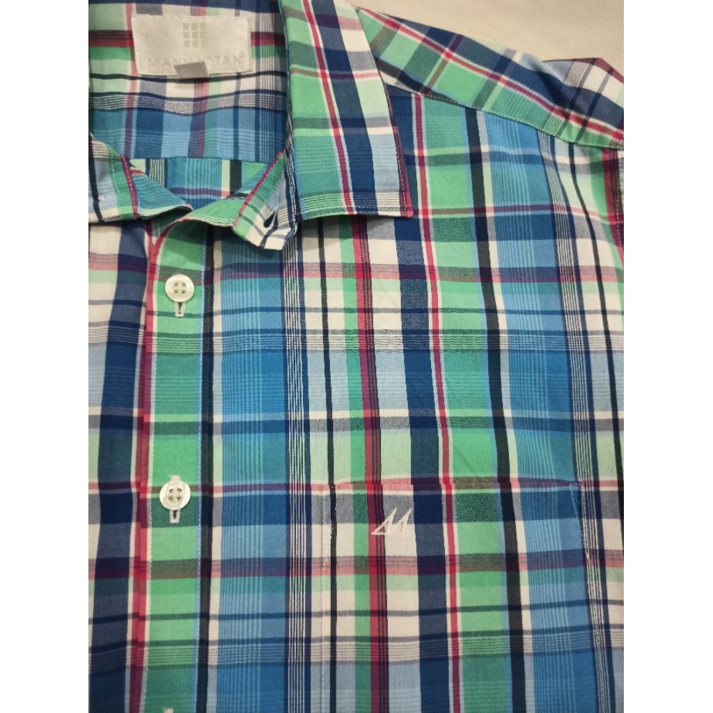 Kemeja Pria Manhattan lengan pendek